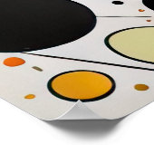 抽象芸術絵画ジオメトリック2:3 ポスター (角)