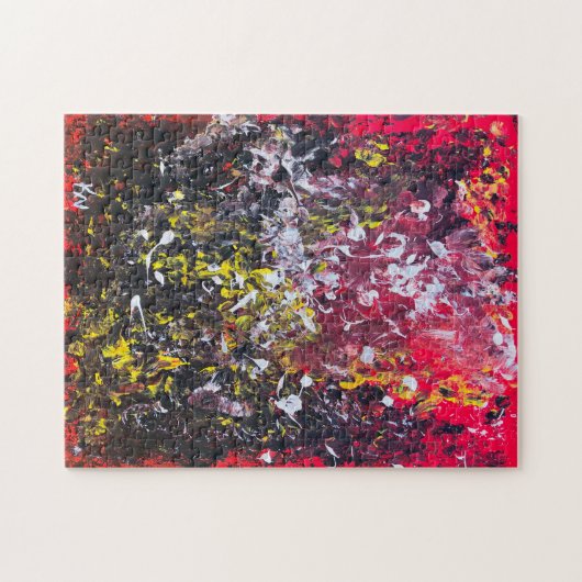 抽象芸術絵画ジグソーパズル ジグソーパズル (横)