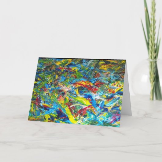 抽象芸術絵画ズバイジュリア・モリル カード (正面)