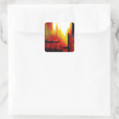 抽象芸術絵画ズバイヒズリ スクエアシール (バッグ)