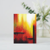 抽象芸術絵画ズバイヒズリ ポストカード (スタンド正面)