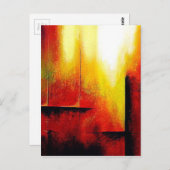 抽象芸術絵画ズバイヒズリ ポストカード (正面/裏面)