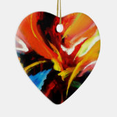 抽象芸術絵画ズバイSerdar Hizli セラミックオーナメント (右)