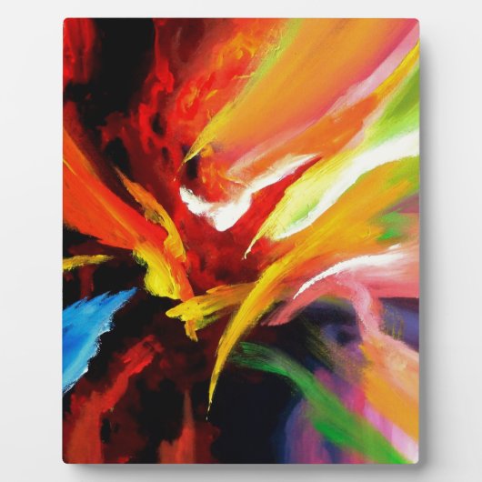 抽象芸術絵画ズバイSerdar Hizli フォトプラーク (正面)