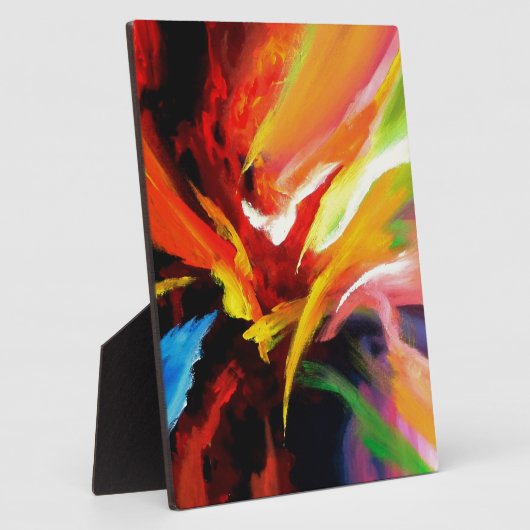 抽象芸術絵画ズバイSerdar Hizli フォトプラーク (側面)