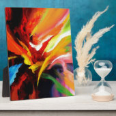 抽象芸術絵画ズバイSerdar Hizli フォトプラーク (側面)