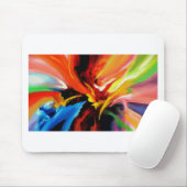 抽象芸術絵画ズバイSerdar Hizli マウスパッド (マウス)