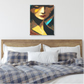 抽象芸術絵画ズ キャンバスプリント (インサイチュ (寝室))