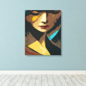 抽象芸術絵画ズ キャンバスプリント (インサイチュ (ウッドフロア))