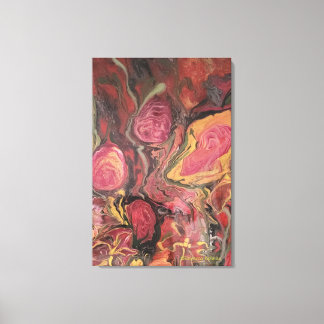 抽象芸術絵画フローラプリント キャンバスプリント
