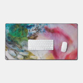 抽象芸術絵画ワックス デスクマット (キーボード&マウス)