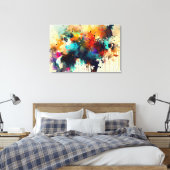抽象芸術絵画動物 キャンバスプリント (インサイチュ (寝室))