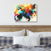抽象芸術絵画動物 キャンバスプリント (インサイチュ (寝室))