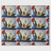 抽象芸術絵画包装紙 ラッピングペーパー (フラット)