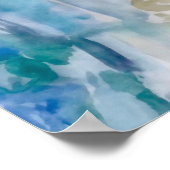 抽象芸術絵画地中海表現主義 ポスター (角)