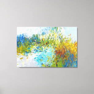 抽象芸術絵画景観印象派24時間36 キャンバスプリント