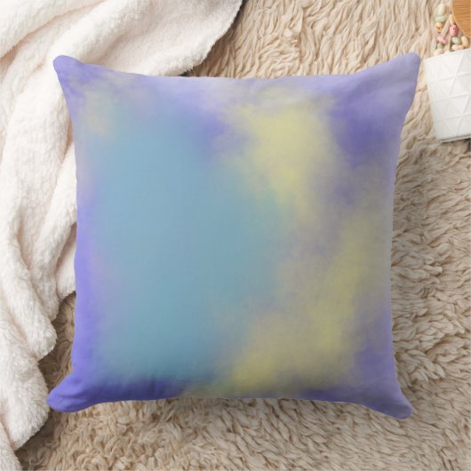 抽象芸術絵画水彩画 クッション (ブランケット)