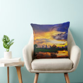 抽象芸術絵画色 |サイゴンの夕日 クッション (椅子)