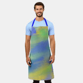 抽象芸術絵画芸術 エプロン (着用した状態)