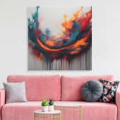 抽象芸術絵画芸術 キャンバスプリント (インサイチュ (リビング))