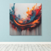 抽象芸術絵画芸術 キャンバスプリント (インサイチュ (ウッドフロア))