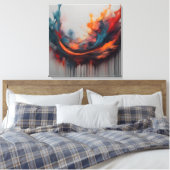 抽象芸術絵画芸術 キャンバスプリント (インサイチュ (寝室))