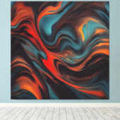 抽象芸術絵画芸術 キャンバスプリント (インサイチュ (ウッドフロア))