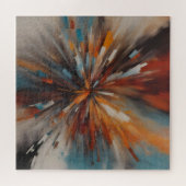 抽象芸術絵画芸術 ジグソーパズル (横)