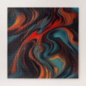 抽象芸術絵画芸術 ジグソーパズル (横)