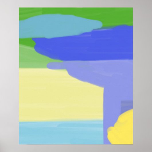 抽象芸術絵画芸術 ポスター (正面)