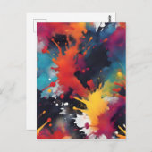 抽象芸術絵画芸術 ポストカード (正面/裏面)