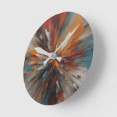 抽象芸術絵画芸術 ラウンド壁時計 (傾斜)