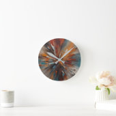 抽象芸術絵画芸術 ラウンド壁時計 (ホーム)