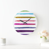 抽象芸術絵画芸術 ラージ壁時計 (ホーム)