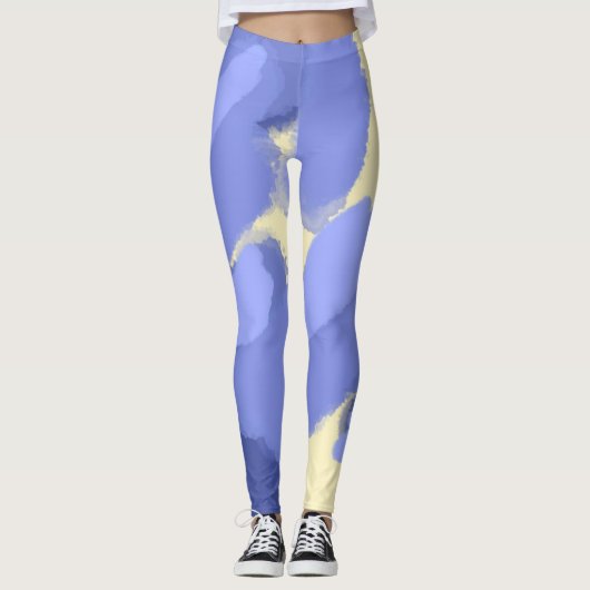 抽象芸術絵画芸術 レギンス (正面)