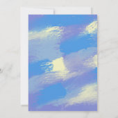 抽象芸術絵画芸術 招待状 (裏面)