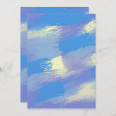 抽象芸術絵画芸術 招待状 (正面/裏面)