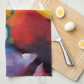抽象芸術絵画表現主義 キッチンタオル (四つ折り)