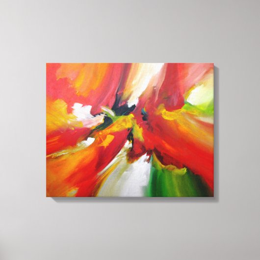 抽象芸術絵画表現主義 キャンバスプリント (正面)