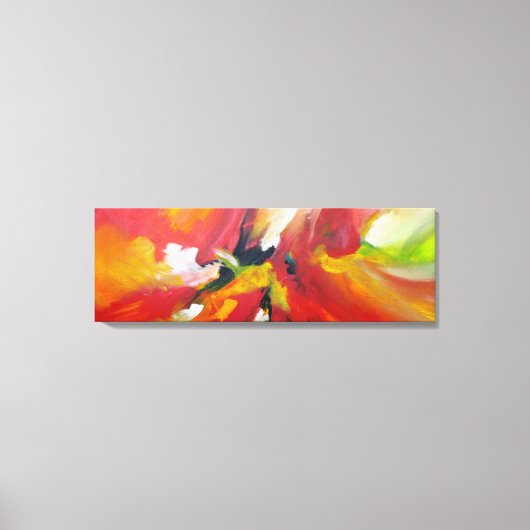 抽象芸術絵画表現主義 キャンバスプリント (正面)