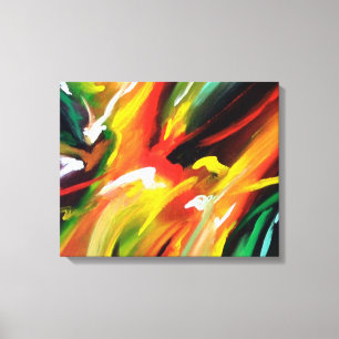 抽象芸術絵画表現主義 キャンバスプリント