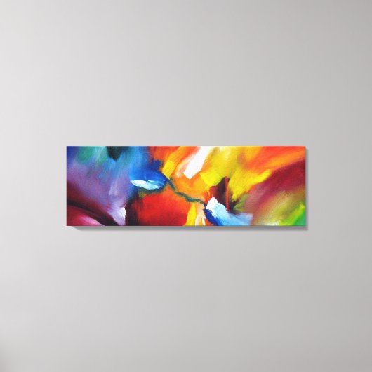 抽象芸術絵画表現主義 キャンバスプリント (正面)