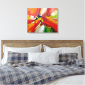 抽象芸術絵画表現主義 キャンバスプリント (インサイチュ (寝室))