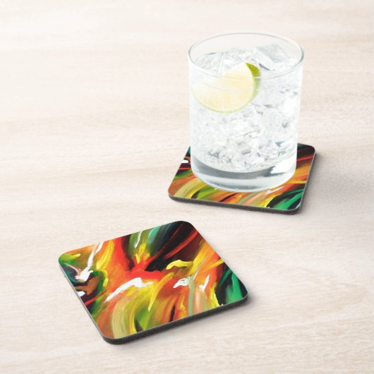 抽象芸術絵画表現主義 コースター (右側)