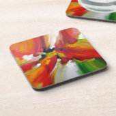抽象芸術絵画表現主義 コースター (左側)