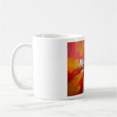抽象芸術絵画表現主義 コーヒーマグカップ (左)