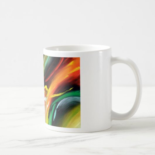 抽象芸術絵画表現主義 コーヒーマグカップ (右)
