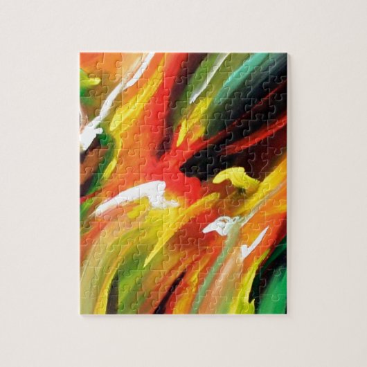 抽象芸術絵画表現主義 ジグソーパズル (縦)