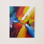 抽象芸術絵画表現主義 ジグソーパズル (縦)