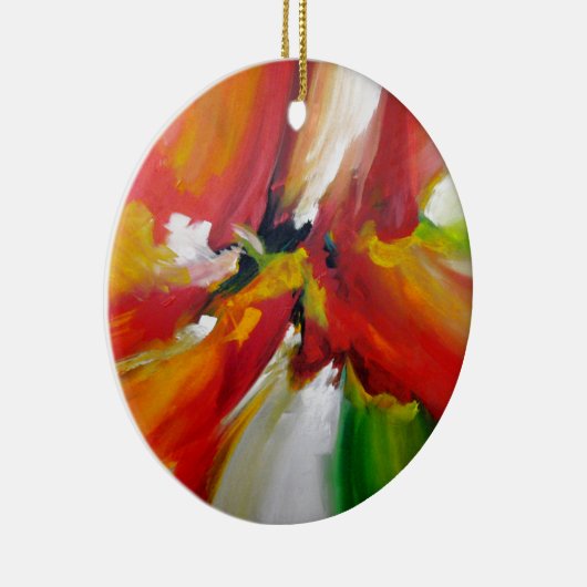 抽象芸術絵画表現主義 セラミックオーナメント (右)